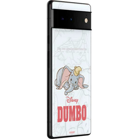 Disney Dumbo Classic sketched portrait Google Pixel 6 Pro Skin